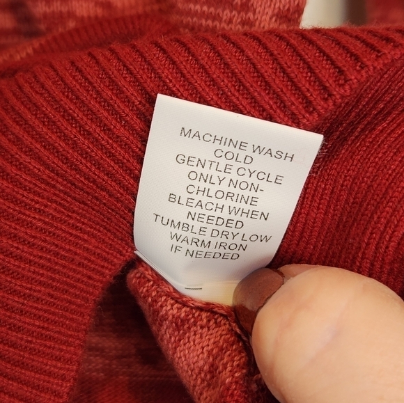 Market & Spruce Wide Striped Crew Neck Sweater Size Small - Picture 4 of 9